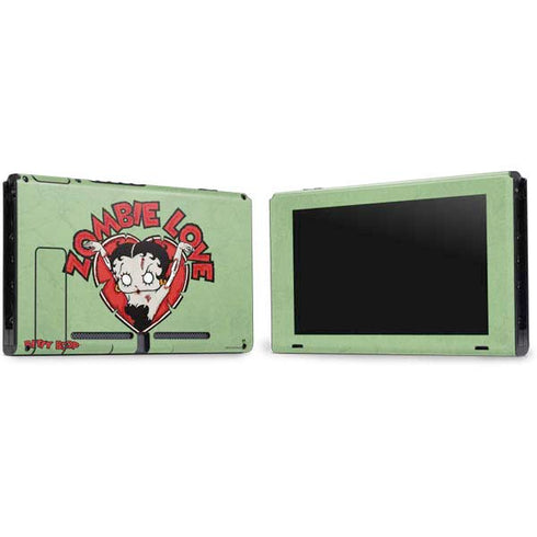 Betty Boop Zombie Love Nintendo Switch Bundle Skin