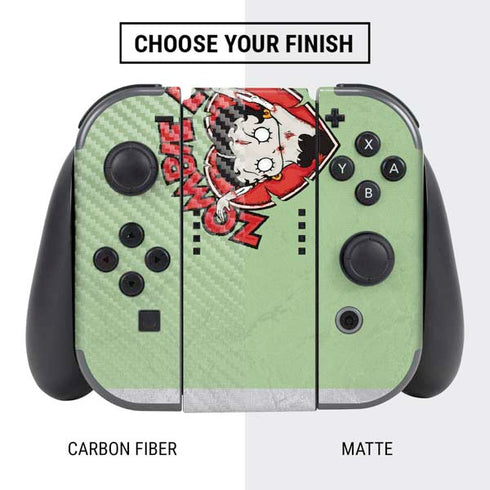 Betty Boop Zombie Love Nintendo Switch Bundle Skin