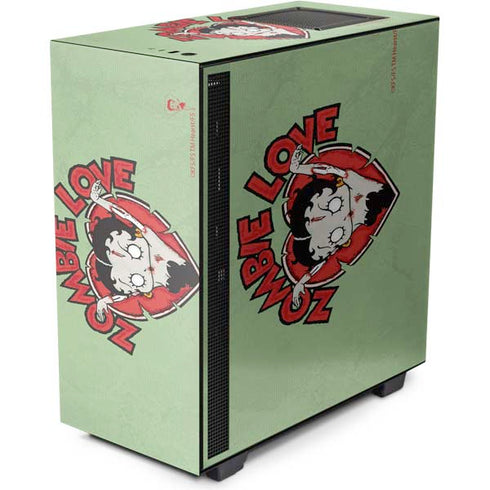 Betty Boop Zombie Love NZXT H510 Compact ATX Mid-Tower Case Skin