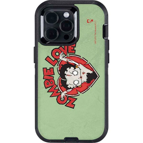 Betty Boop Zombie Love Otterbox Defender iPhone Skin