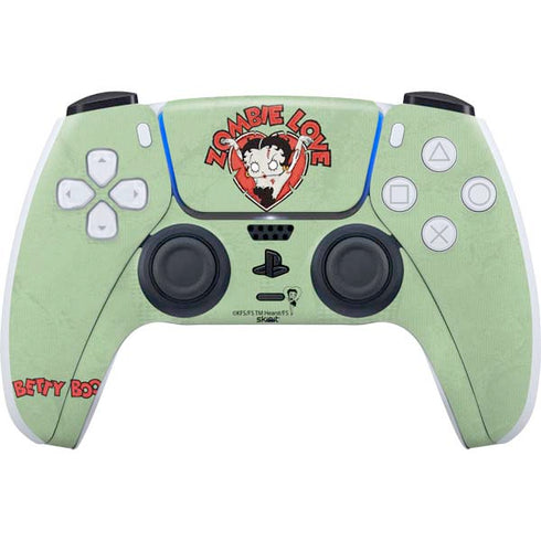 Betty Boop Zombie Love PS5 Controller Skin