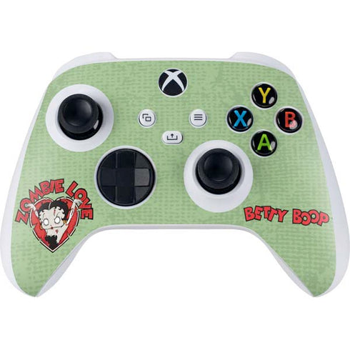Betty Boop Zombie Love Xbox Series S Controller Skin