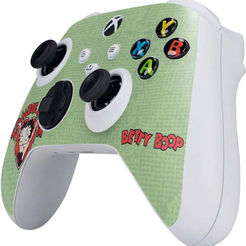 Betty Boop Zombie Love Xbox Series S Controller Skin