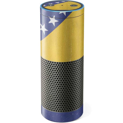 Bosnia and Herzegovina Flag Distressed Amazon Echo Skin