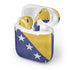 Bosnia and Herzegovina Flag Distressed Apple AirPods Skin