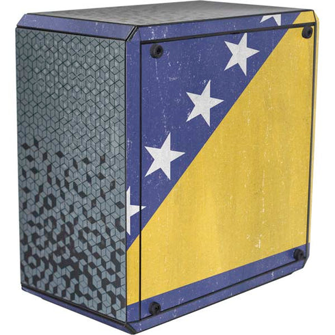 Bosnia and Herzegovina Flag Distressed Cooler Master MasterBox Q300L Mini Tower Skin