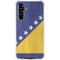 Bosnia and Herzegovina Flag Distressed Galaxy A54 5G Clear Case