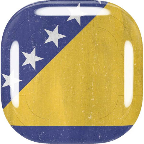 Bosnia and Herzegovina Flag Distressed Galaxy Buds Live Skin