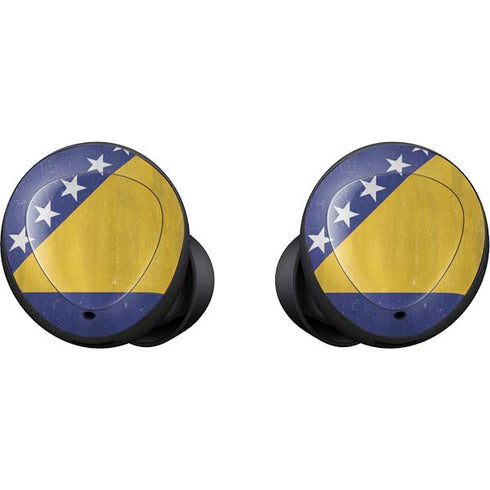 Bosnia and Herzegovina Flag Distressed Galaxy Buds Skin