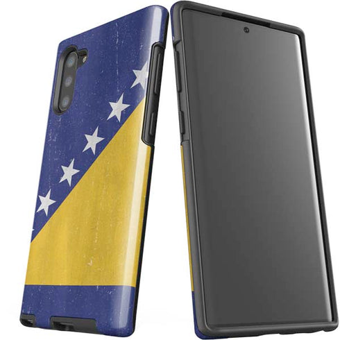 Bosnia and Herzegovina Flag Distressed Galaxy Note 10 Pro Case