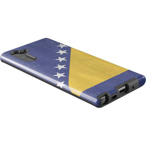 Bosnia and Herzegovina Flag Distressed Galaxy Note 10 Pro Case