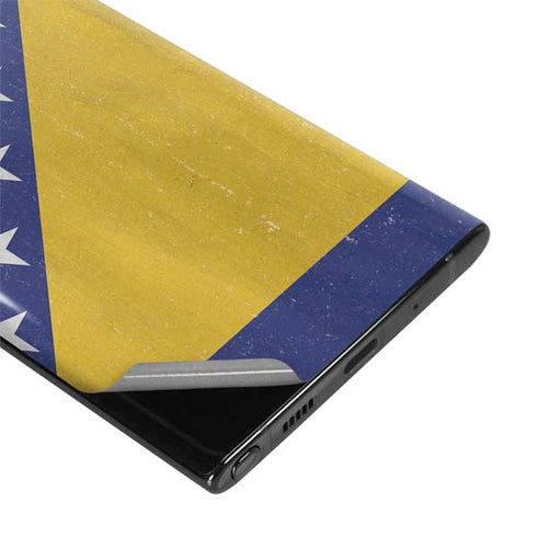 Bosnia and Herzegovina Flag Distressed Galaxy Note 10 Skin