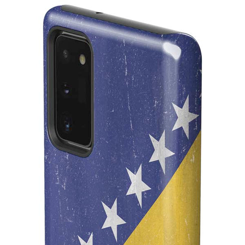 Bosnia and Herzegovina Flag Distressed Galaxy Note20 5G Pro Case
