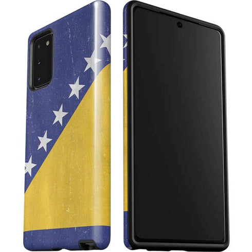 Bosnia and Herzegovina Flag Distressed Galaxy Note20 5G Pro Case