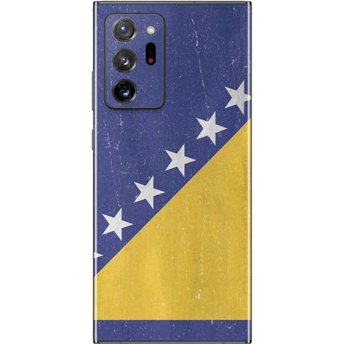 Bosnia and Herzegovina Flag Distressed Galaxy Note20 Ultra 5G Skin