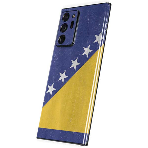 Bosnia and Herzegovina Flag Distressed Galaxy Note20 Ultra 5G Skin