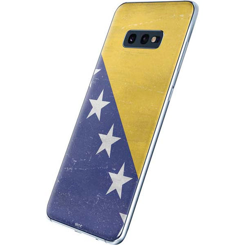 Bosnia and Herzegovina Flag Distressed Galaxy S10e Skin