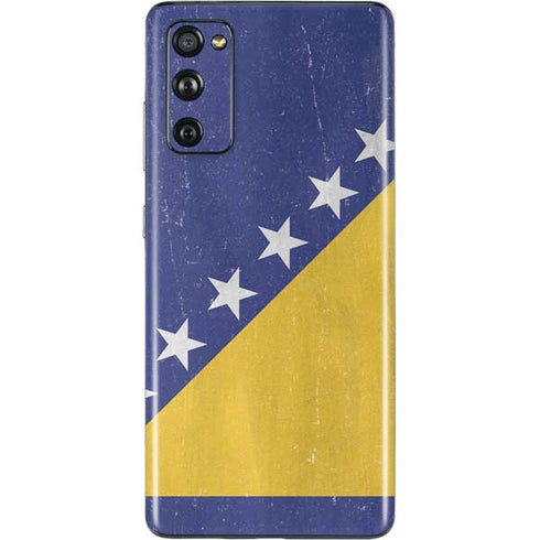Bosnia and Herzegovina Flag Distressed Galaxy S20 Fan Edition Skin