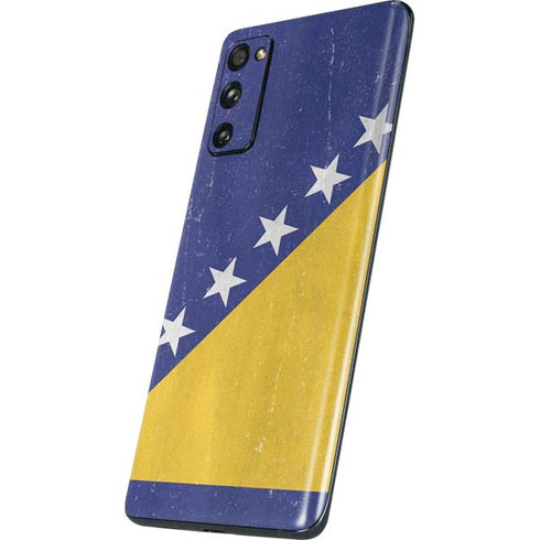 Bosnia and Herzegovina Flag Distressed Galaxy S20 Fan Edition Skin