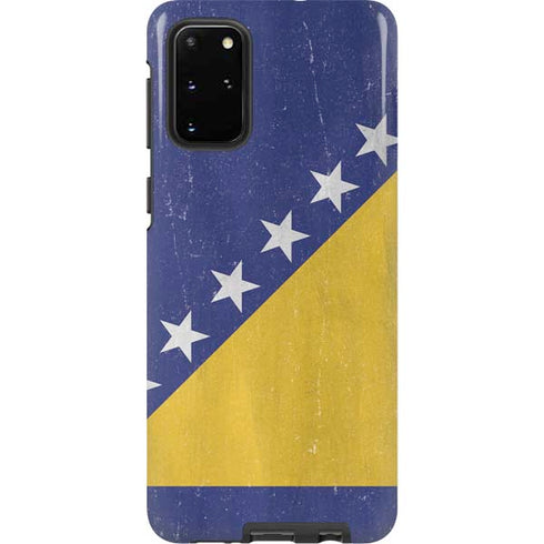 Bosnia and Herzegovina Flag Distressed Galaxy S20 Plus Pro Case