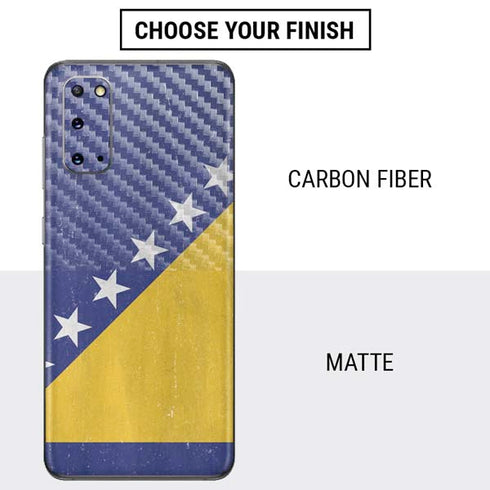 Bosnia and Herzegovina Flag Distressed Galaxy S20 Skin