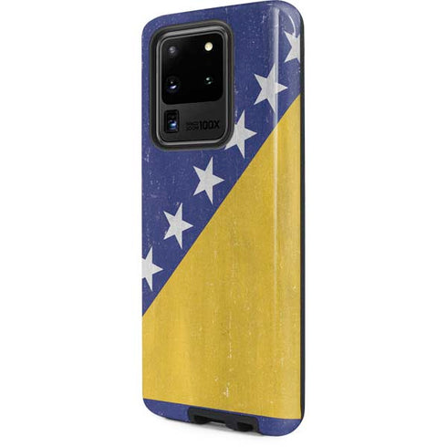 Bosnia and Herzegovina Flag Distressed Galaxy S20 Ultra 5G Pro Case