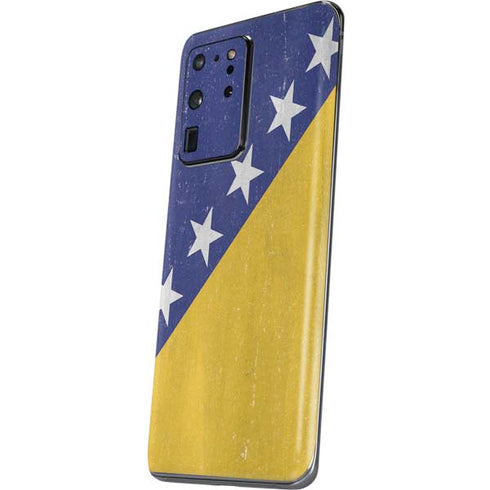 Bosnia and Herzegovina Flag Distressed Galaxy S20 Ultra 5G Skin