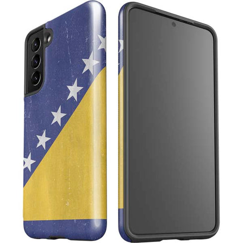 Bosnia and Herzegovina Flag Distressed Galaxy S21 5G Pro Case
