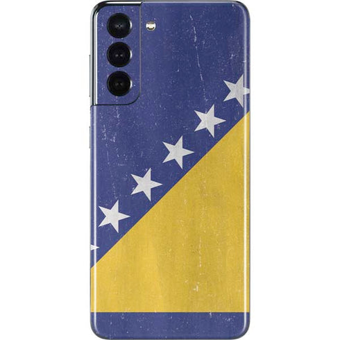 Bosnia and Herzegovina Flag Distressed Galaxy S21 5G Skin