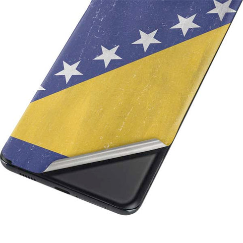Bosnia and Herzegovina Flag Distressed Galaxy S21 5G Skin