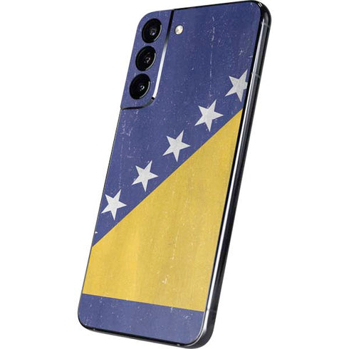 Bosnia and Herzegovina Flag Distressed Galaxy S22 Plus Skin