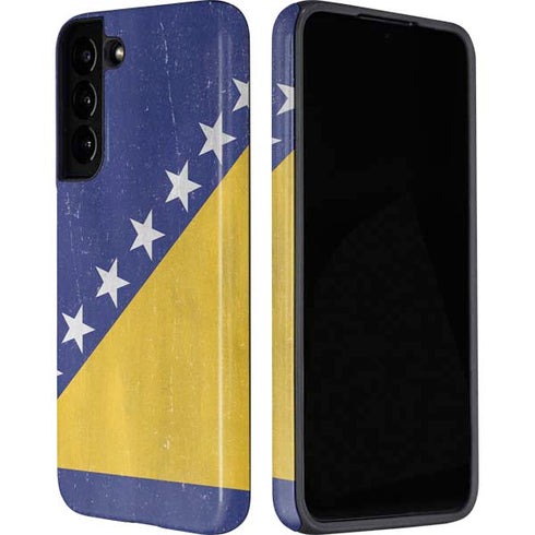Bosnia and Herzegovina Flag Distressed Galaxy S22 Pro Case