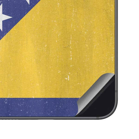 Bosnia and Herzegovina Flag Distressed Galaxy S23 FE Skin