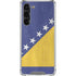 Bosnia and Herzegovina Flag Distressed Galaxy S23 Plus Clear Case