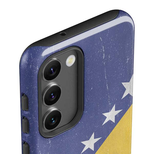 Bosnia and Herzegovina Flag Distressed Galaxy S23 Plus Pro Case