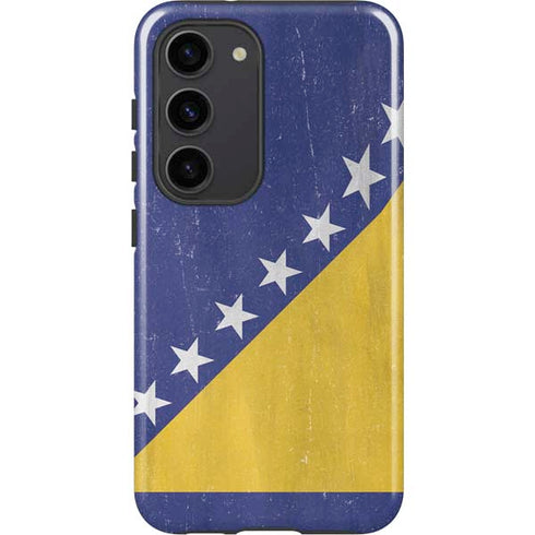 Bosnia and Herzegovina Flag Distressed Galaxy S23 Pro Case
