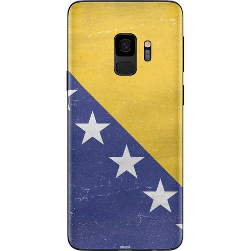 Bosnia and Herzegovina Flag Distressed Galaxy S9 Skin