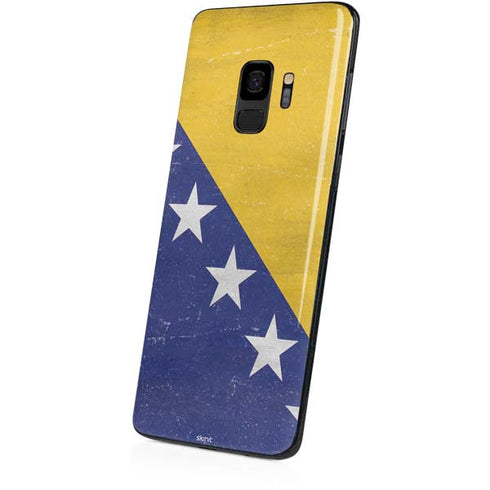 Bosnia and Herzegovina Flag Distressed Galaxy S9 Skin