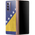Bosnia and Herzegovina Flag Distressed Galaxy Z Fold2 5G Skin