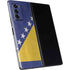 Bosnia and Herzegovina Flag Distressed Galaxy Z Fold2 5G Skin