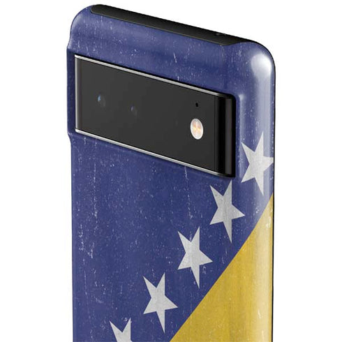 Bosnia and Herzegovina Flag Distressed Google Pixel 6 Case