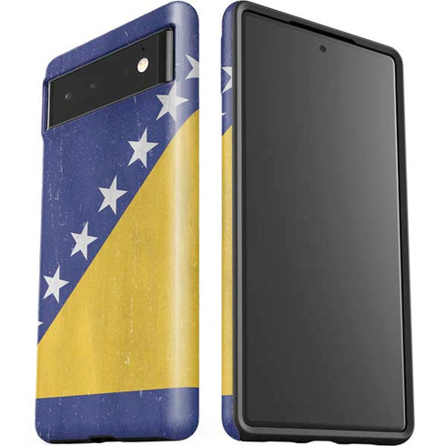 Bosnia and Herzegovina Flag Distressed Google Pixel 6 Case