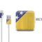Bosnia and Herzegovina Flag Distressed iPad Charger (10W USB) Skin