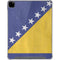 Bosnia and Herzegovina Flag Distressed iPad Pro 12.9in (2020) Clear Case