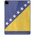 Bosnia and Herzegovina Flag Distressed iPad Pro 12.9in (2020) Clear Case