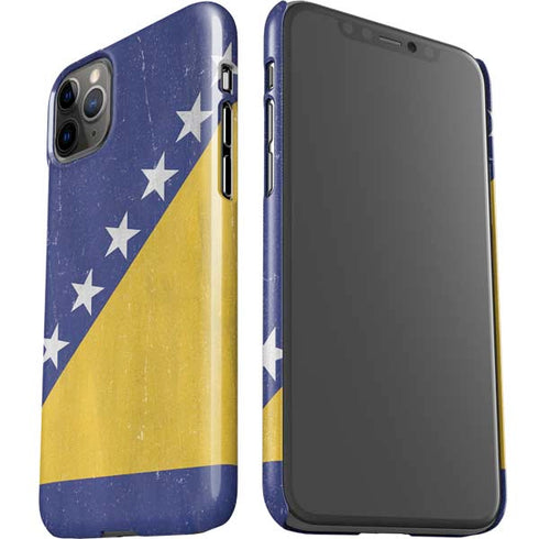 Bosnia and Herzegovina Flag Distressed iPhone 11 Pro Max Lite Case