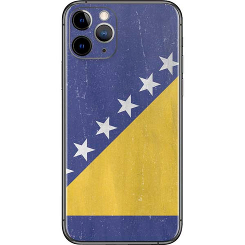 Bosnia and Herzegovina Flag Distressed iPhone 11 Pro Skin