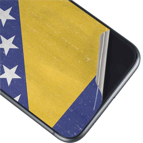 Bosnia and Herzegovina Flag Distressed iPhone 11 Skin