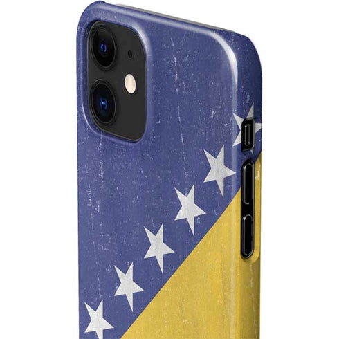 Bosnia and Herzegovina Flag Distressed iPhone 12 Mini Lite Case