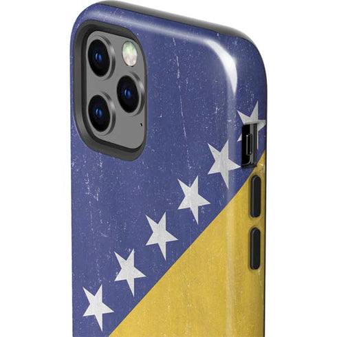 Bosnia and Herzegovina Flag Distressed iPhone 12 Pro Impact Case